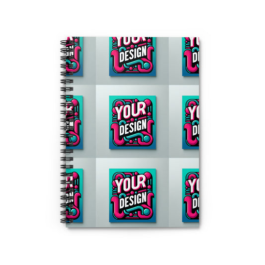 Personalized Design Spiral Notebook & Journal, Ruled Line