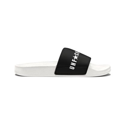 UNF★CKWITHABLE-ISH™ Men's Removable Strap Slide Sandals Black, White/White Star