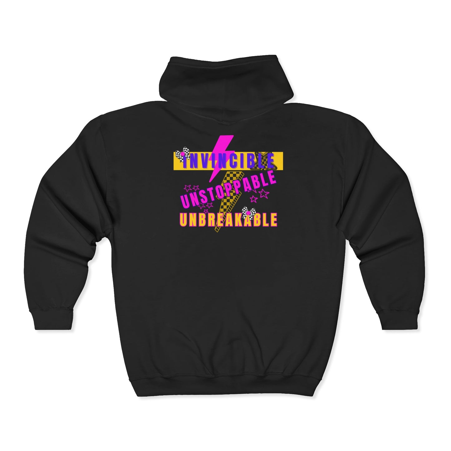 Retro Rebel Streetwear Hot Pink Bundle, PJ's, Crew Socks, Zip Hoodie