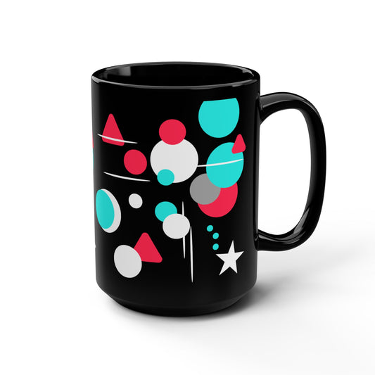 Black Ceramic Mug The Bean Grind