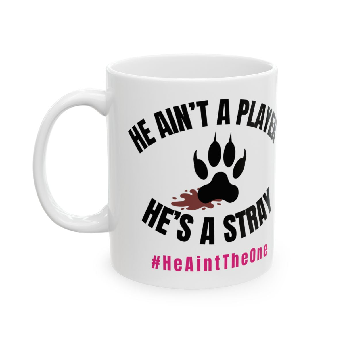 Funny Ceramic Mug, He’s a Player
