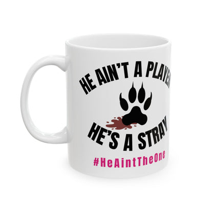 Funny Ceramic Mug, He’s a Player
