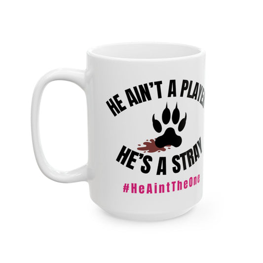 Funny Ceramic Mug, He’s a Player