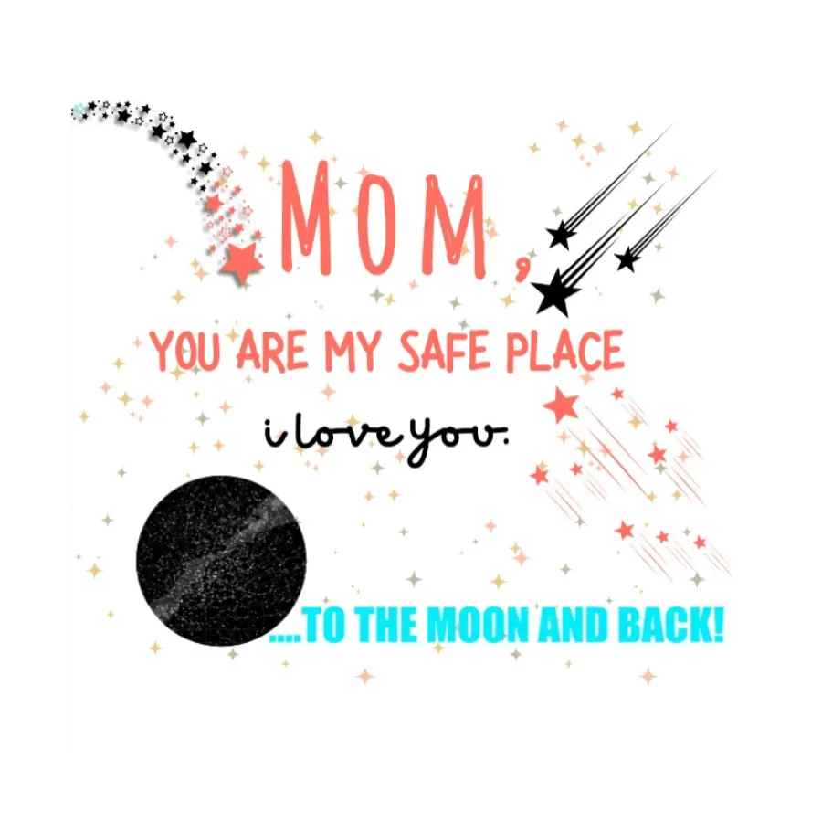 Custom Mug + Candle Bundle For Mom, "You Are My Safe Place" Star Map Gift Set On Sale The Bean Grind