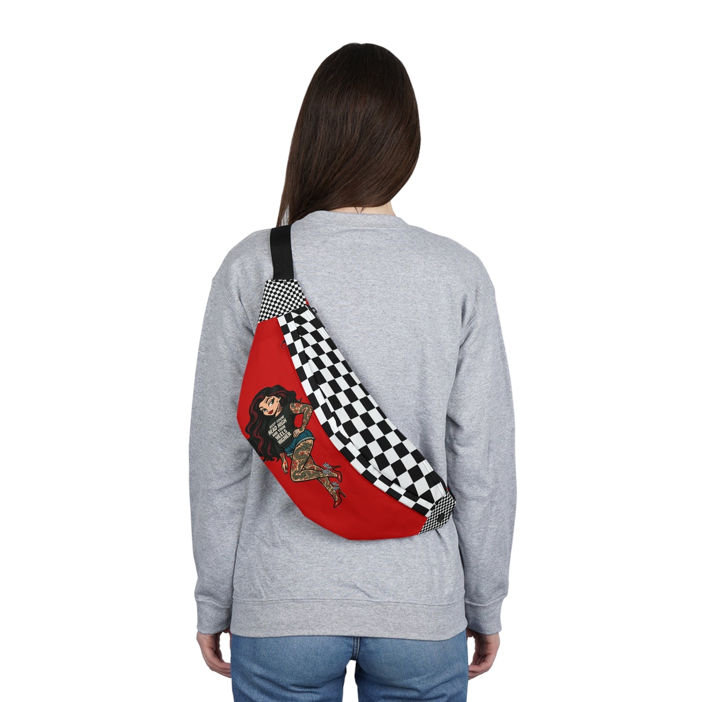Tattoo Babe Large Fanny Pack, Retro Rebel Edition 4 Savage Colors