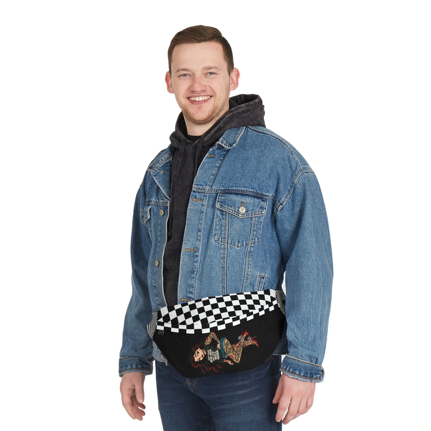 Tattoo Babe Large Fanny Pack, Retro Rebel Edition 4 Savage Colors