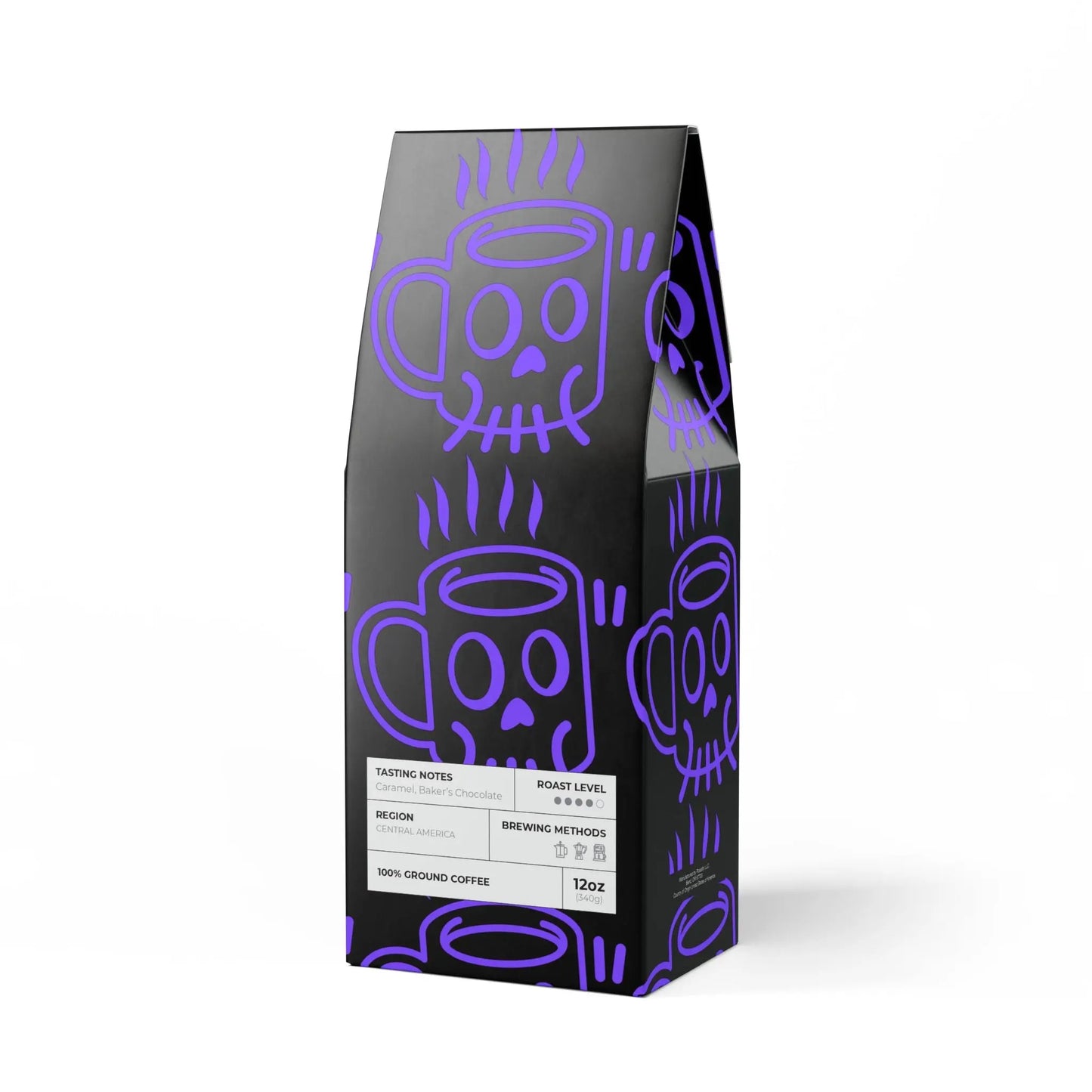 Premium ground coffee The Bean Lux 12oz bag The Bean Grind
