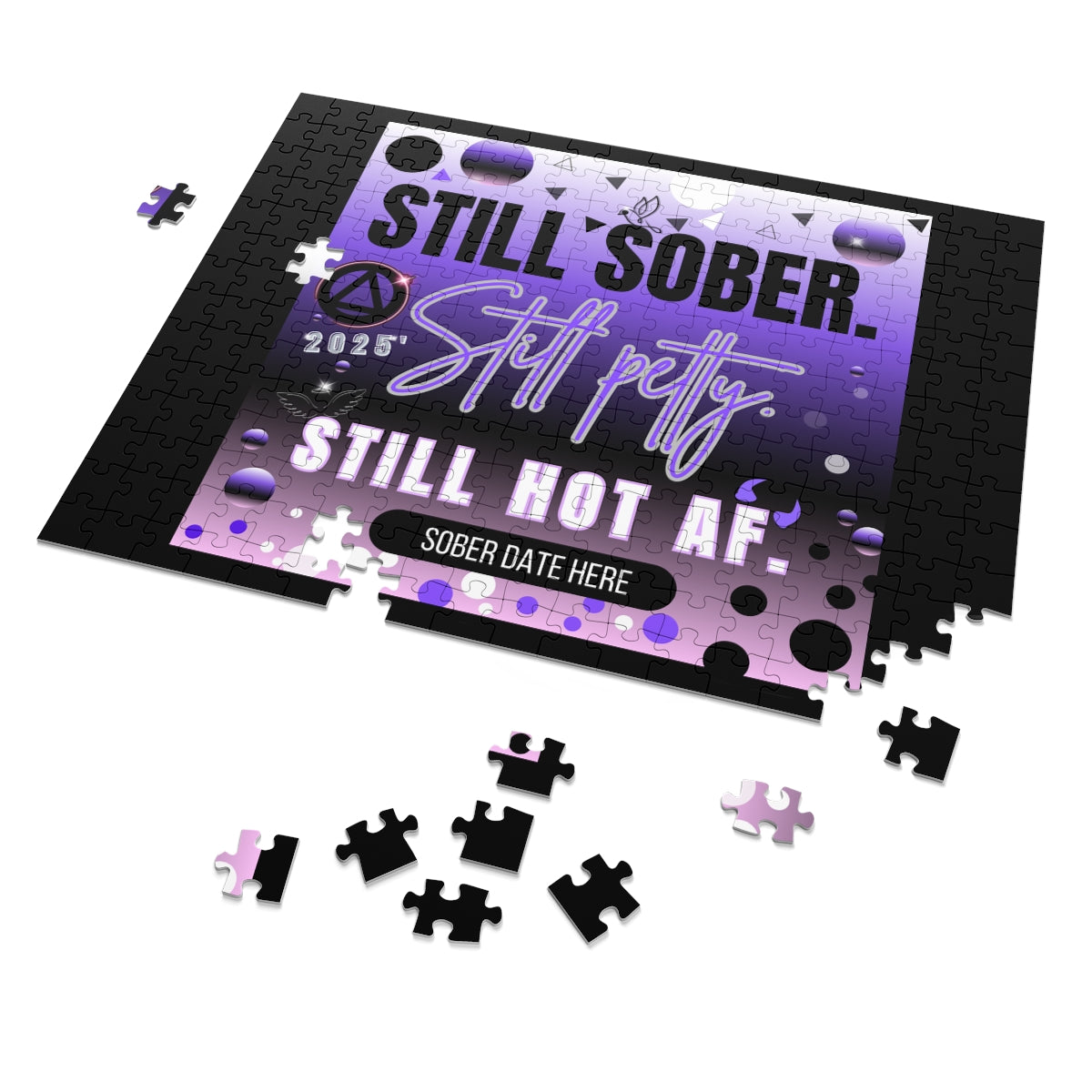 Custom Sobriety Bundle, Still Sober, Still Hot AF – Mug + Jigsaw Puzzle