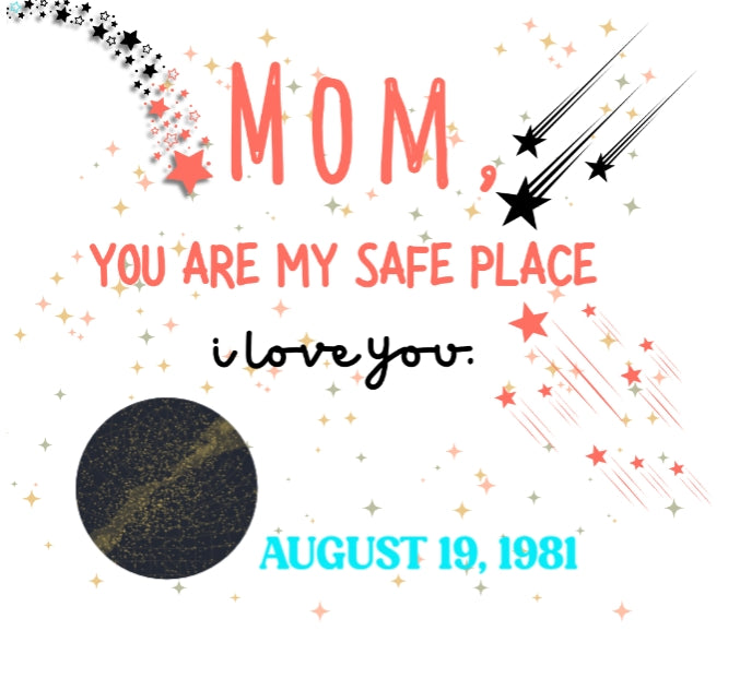 Hidden Message Mug, For Mom, Childs Custom Birth Sphere