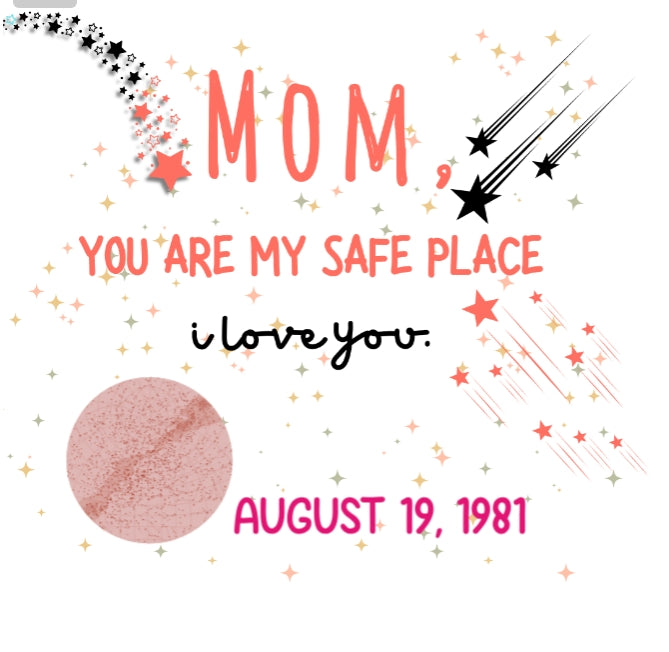 Hidden Message Mug, For Mom, Childs Custom Birth Sphere