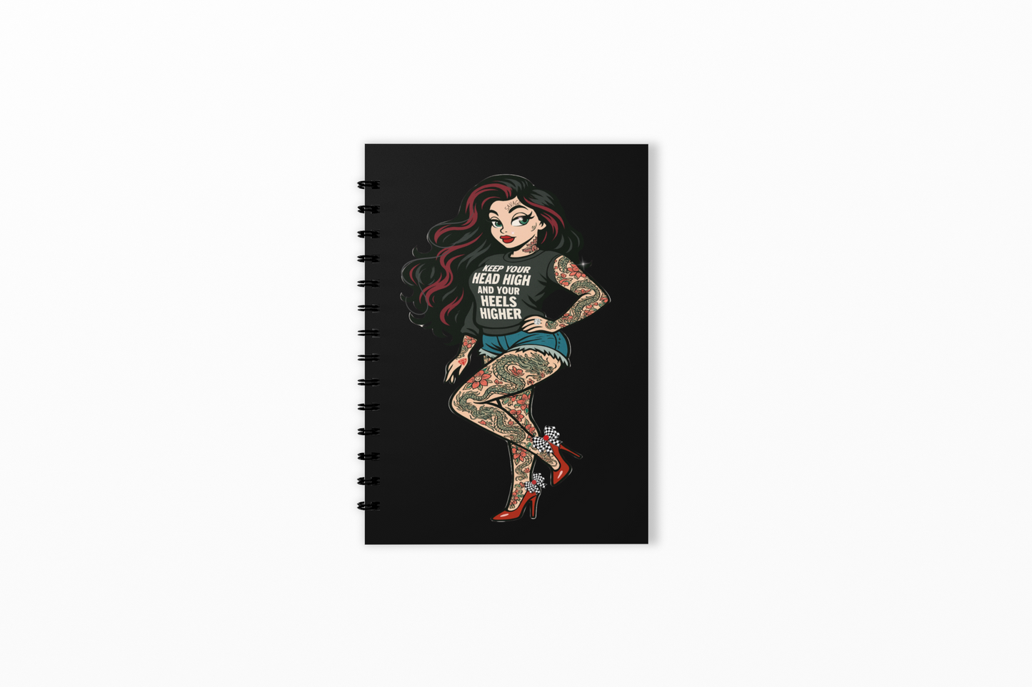 Custom Graphic Spiral Notebook - Ruled Line