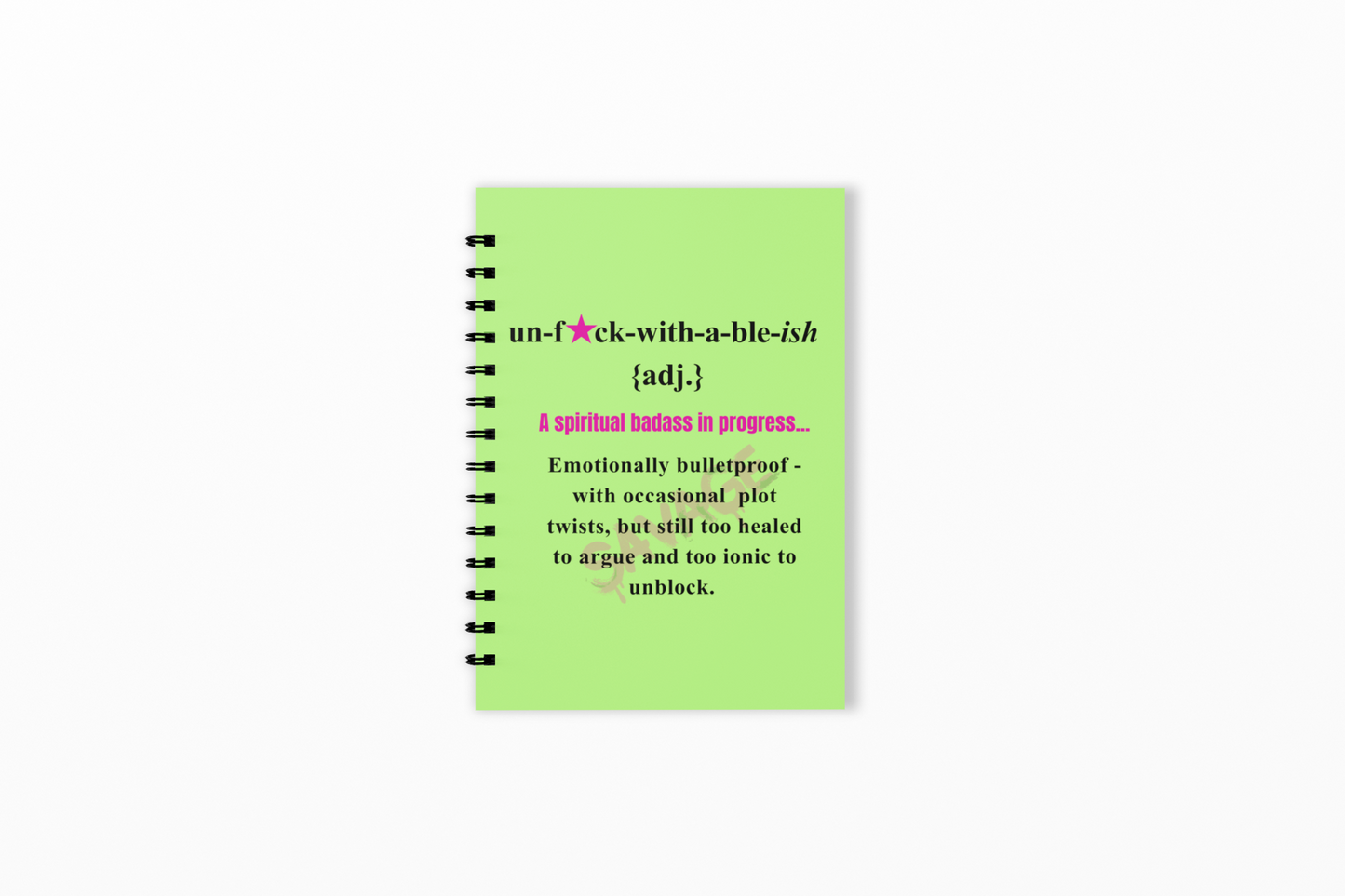 Custom Graphic Spiral Notebook - Ruled Line