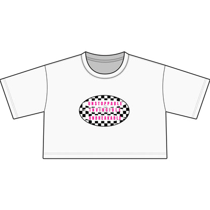 Vintage Rebel Streetwear Crop Top, Boxy Loose Fit - 2 Colors