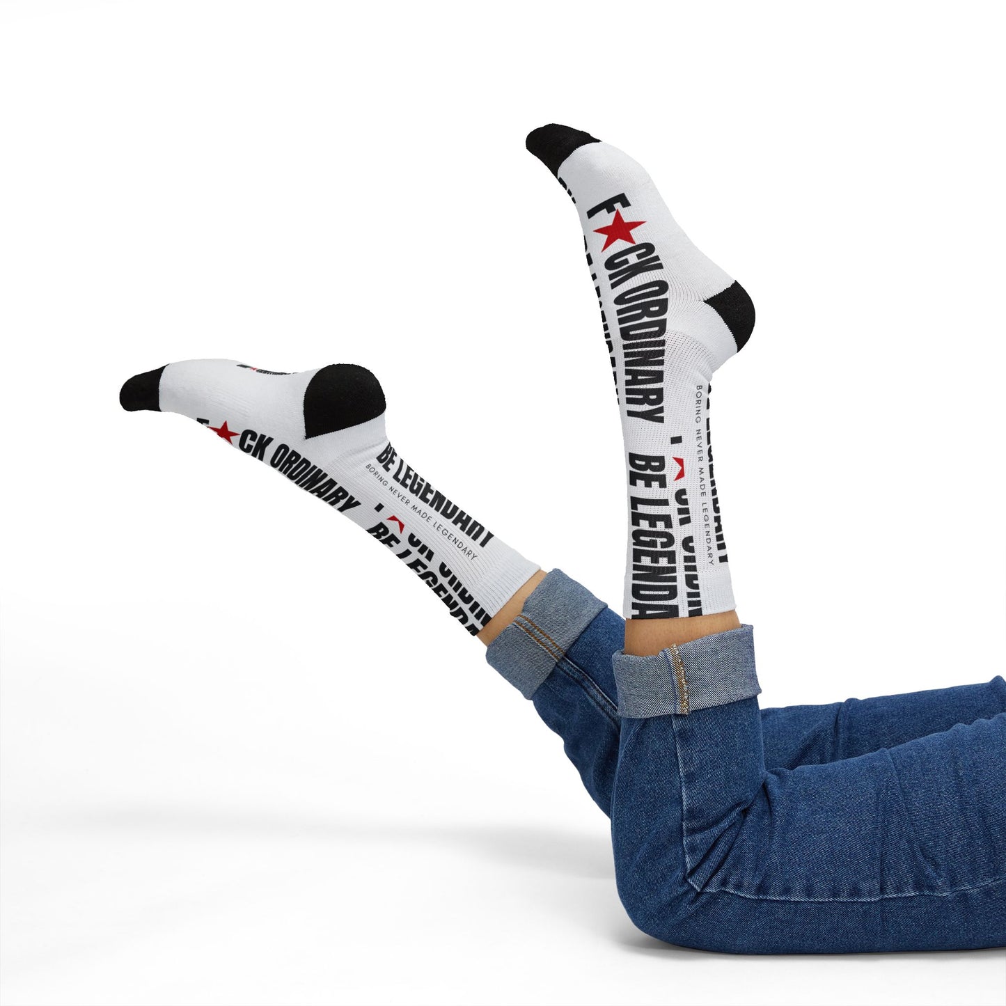 UNF★CKWITHABLE-ISH™ F★CK ORDINARY Unisex Crew Socks