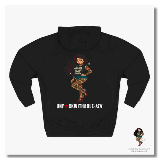 UNF★UCKWITHABLE-ISH™ 
& Skarlitt Unisex Premium Fleece Hoodie