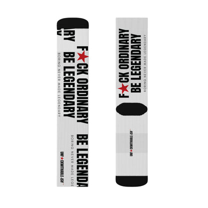 UNF★CKWITHABLE-ISH™ F★CK ORDINARY Unisex Crew Socks