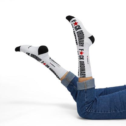 UNF★CKWITHABLE-ISH™ F★CK ORDINARY Unisex Crew Socks