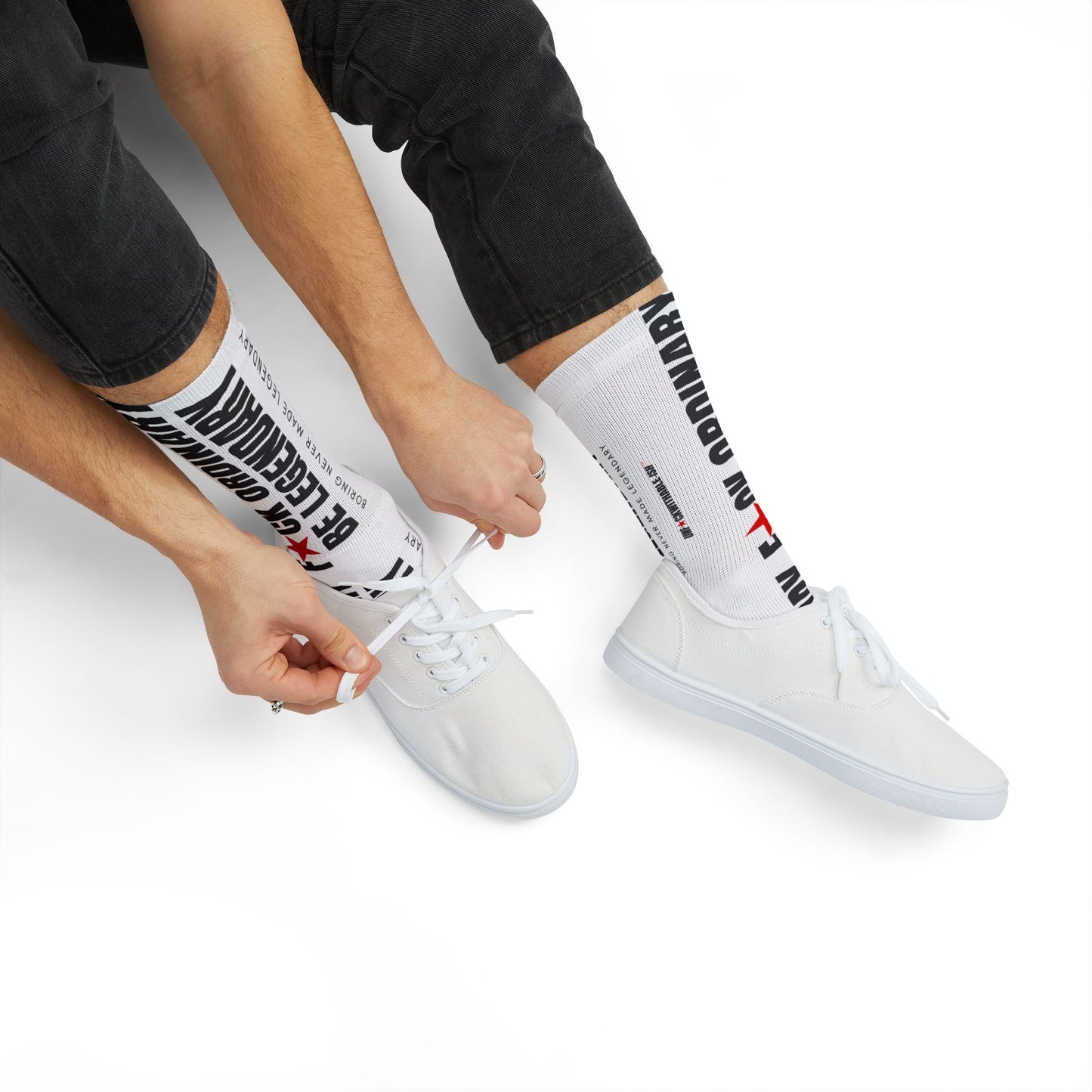 UNF★CKWITHABLE-ISH™ F★CK ORDINARY Unisex Crew Socks