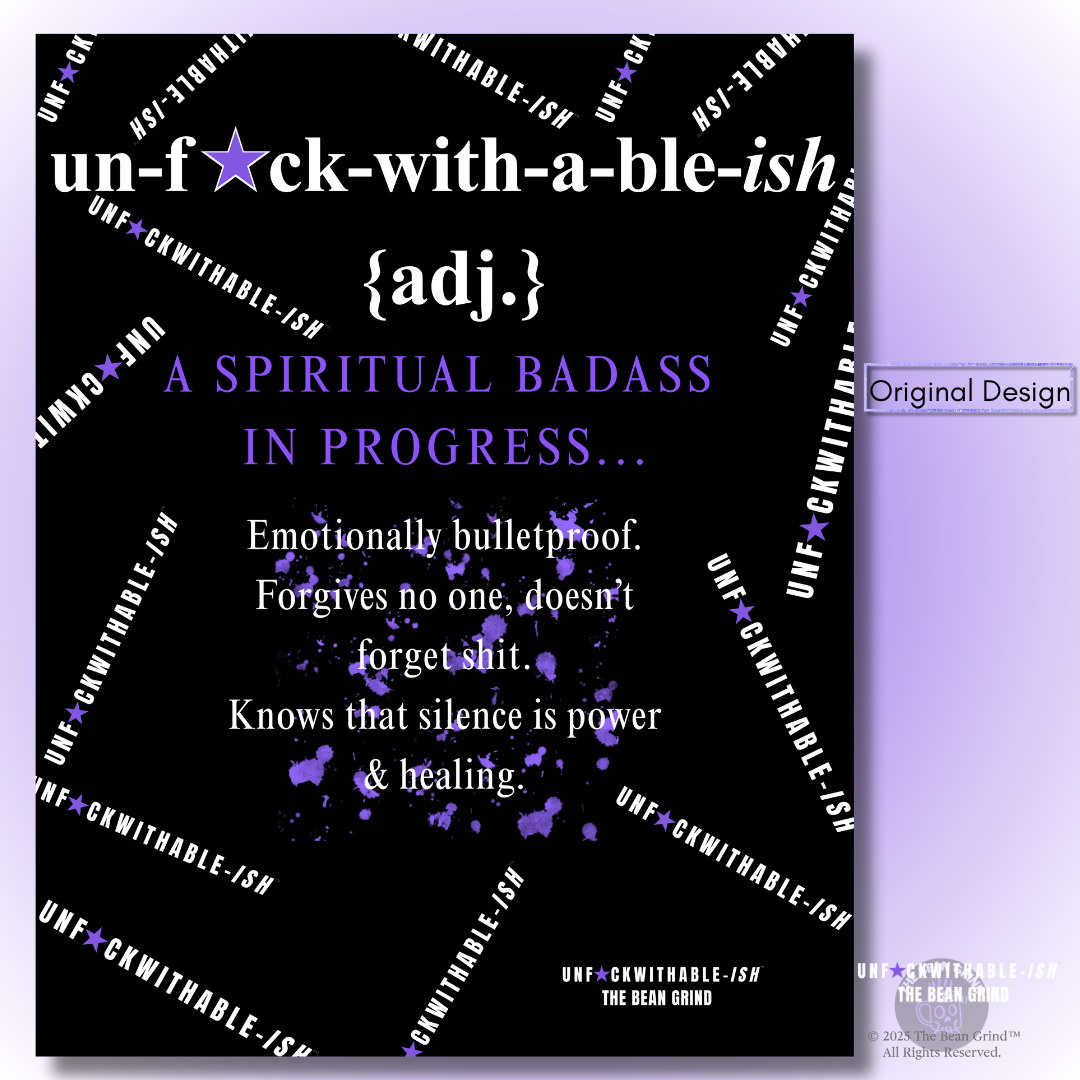 The Bean Grind Exclusive: UNFCKWITHABLE-ISH Definition Blanket - The Spiritual Badass Edition