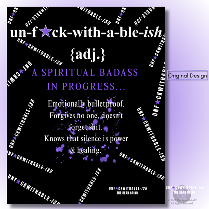 The Bean Grind Exclusive: UNFCKWITHABLE-ISH Definition Blanket - The Spiritual Badass Edition