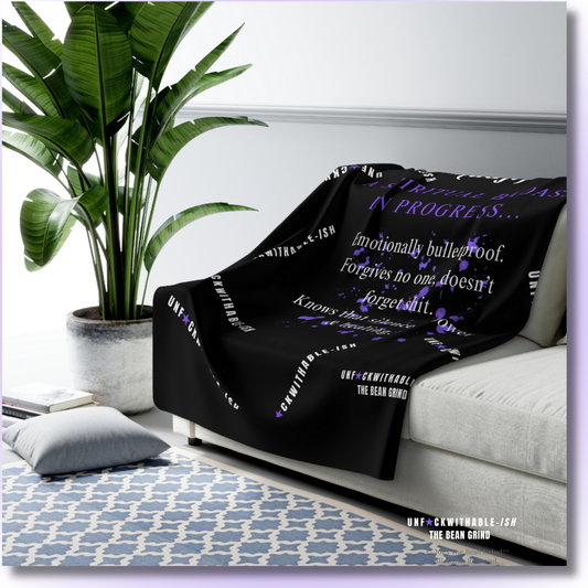The Bean Grind Exclusive: UNFCKWITHABLE-ISH Definition Blanket - The Spiritual Badass Edition
