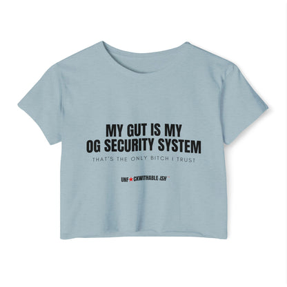 Street Style Crop Top, OG SECURITY SYSTEM, 3 Colors