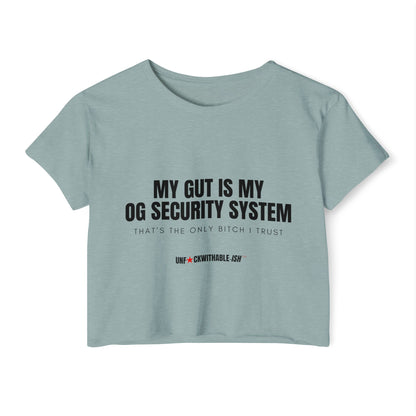 Street Style Crop Top, OG SECURITY SYSTEM, 3 Colors