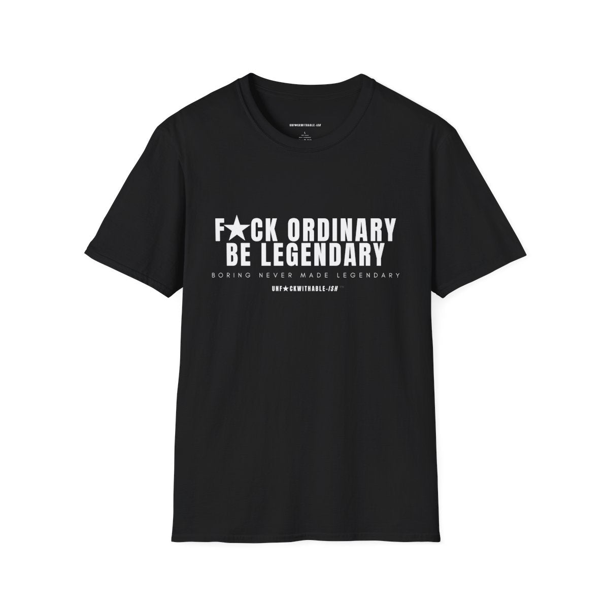 Fuck Ordinary Classic Fit T-Shirt, Unisex - Black